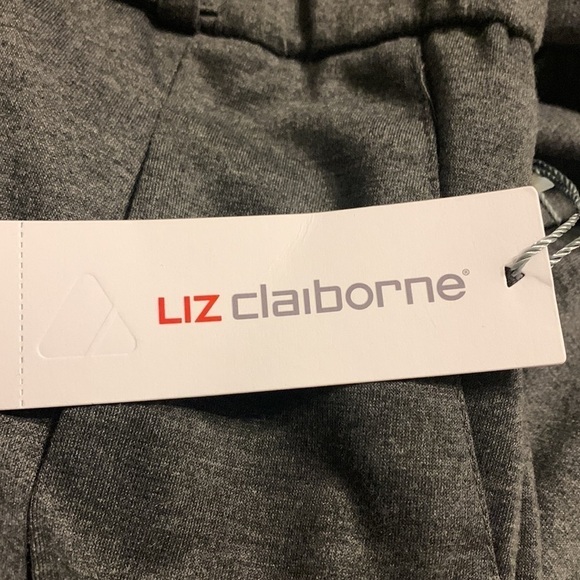Liz Claiborne Petite Plus Belted Pant - Picture 9 of 9